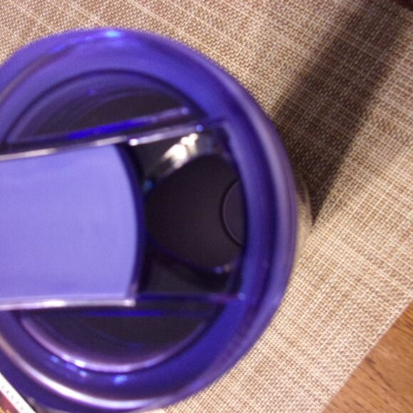 STARBUCKS TUMBLER cup 16oz Blue Metallic Stainless Steel SS Insulated travel - Picture 4 of 5